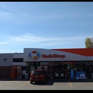 the front of the store