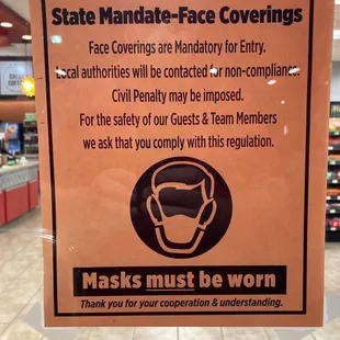 Kwik Shop employees do not acknowledge the governors mandate.  No authority will be called.