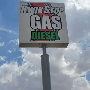 Big lot for truck and RV's, and great market selection.