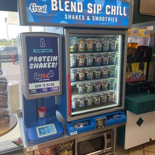 New shakes and smoothies they have good good flavor come and enjoy