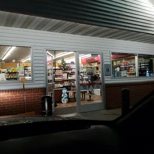 the inside of a grocery store
