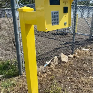 Security keypad for automatic gate