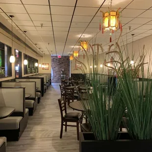 the interior of a restaurant