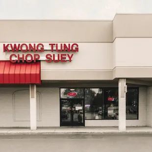 the front of the shop