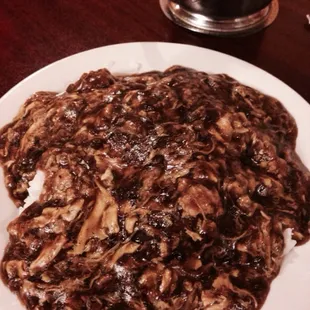 Lobster Sauce over white Rice