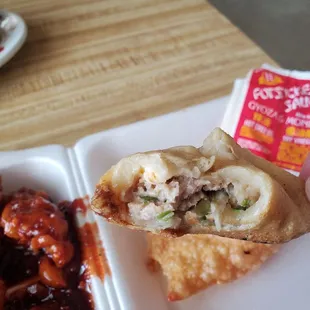 Inside potsticker