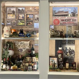 Display in the lobby of the main building