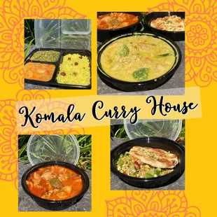Featured is our #takeout #3compartment #roundcontainer #foodgrade #microwavable #recyclable #reusable #leakproof used by Komala Curry House