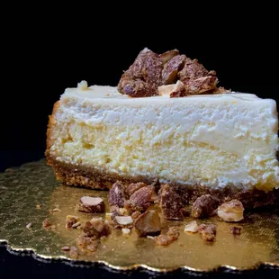 Almond Amaretto Cheesecake - dessert table wedding cheesecake bakery pittsburgh pa Millvale desserts