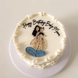 Custom 6in Portrait Cake