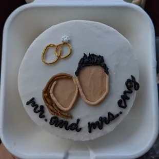 Engagement cake.