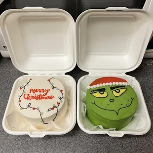 Holiday Lunchbox Cakes for December special.