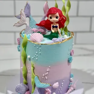 Little Mermaid cake