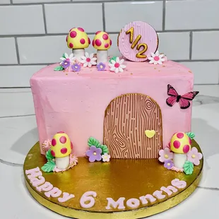 1/2 birthday- 6 month 
Fairy garden