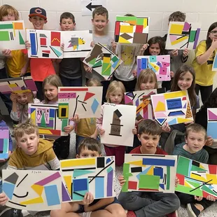 Goshen Lane YWCA Abstract Art Project
