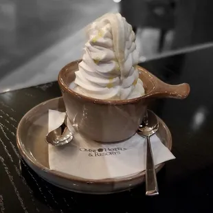 $7 Soft Serve with Olive Oil &amp; Salt