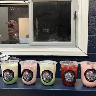 Our different flavors visualized!
