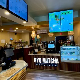 Kitchen and ordering counter