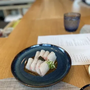 Yellowtail sashimi