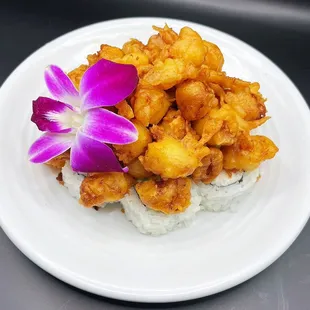 Popcorn Scallops roll!