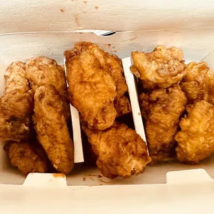 Shoyu Garlic, Red, Honey wings