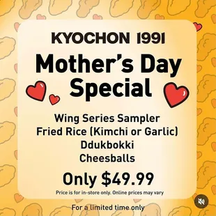 Saw the special on Instagram