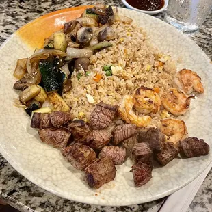 Steak and Shrimp