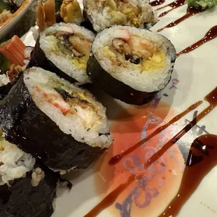 sushi and sashimi