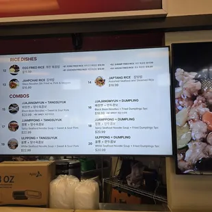 menu, sushi and sashimi