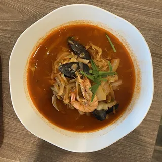 1. Spicy Seafood Noodle Soup