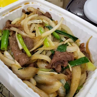 14. Mongolian Beef with Steamed Rice