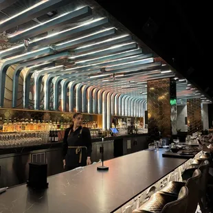 sushi and sashimi, interior