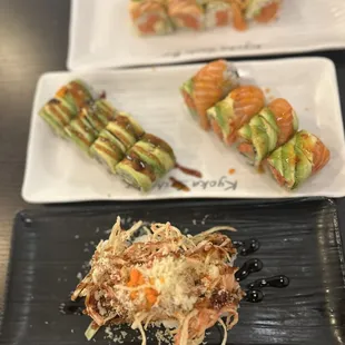 sushi, sushi and sashimi, sashimi, food