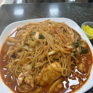 Stir fried jjambbong