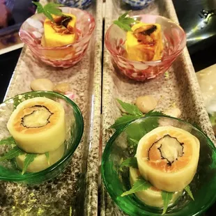 One of the dishes from 8 courses meal