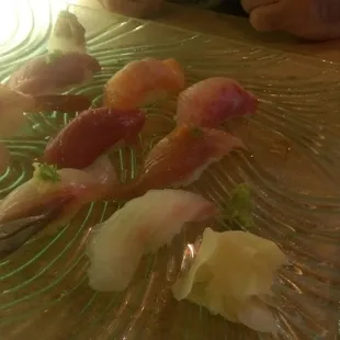 10-piece nigiri omakase...