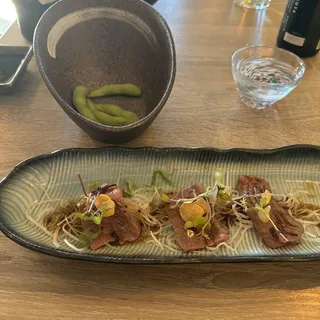 A5 Wagyu Beef Yuzu Vinaigrette