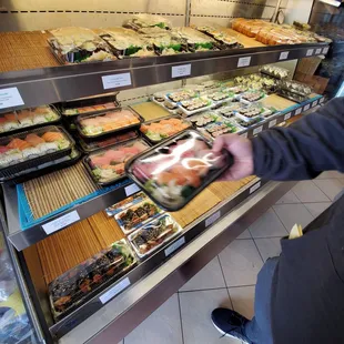 sushi and sashimi, interior