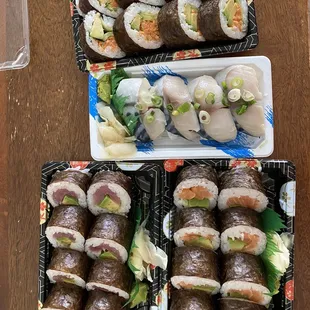 sashimi, sushi and sashimi, sushi, food