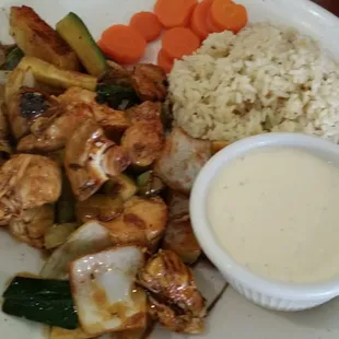 Fast entree: hibachi chicken