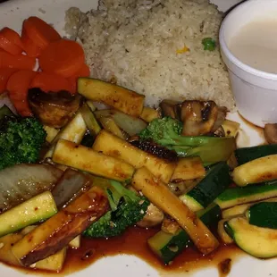Veggie hibachi $5