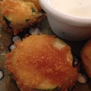 New batter since I was hear last yearish. I liked the smooth flour/egg batter better. If you like super crunchy this is for you.