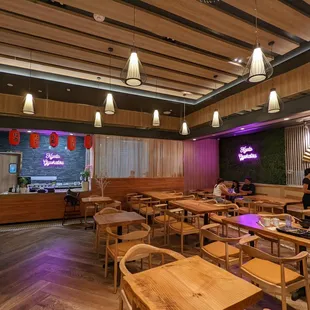 Interior of the restaurant