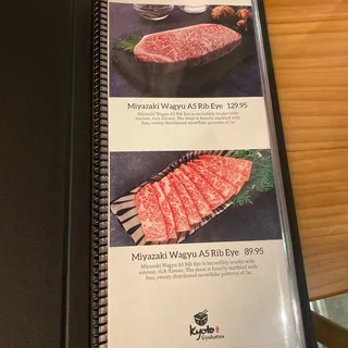 Miyazaki Wagyu A5 Rib Eye