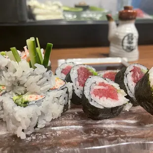 Tina roll and California roll