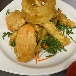 Shrimp tempura appetizer