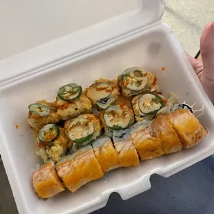 Alaska Roll  Las Vegas Roll