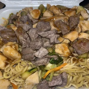 Steak and Chicken Hibachi