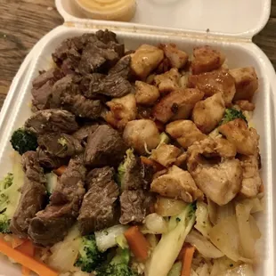 Chicken and Steak Hibachi Combination