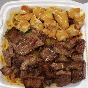 Chicken and Steak Hibachi Combination